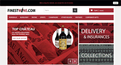 Desktop Screenshot of finestwine.com